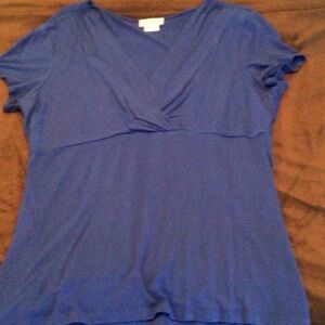 Chaus Royal Blue Women's Blouse